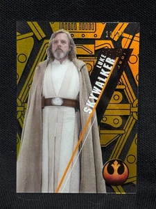LUKE SKYWALKER 2016 TOPPS TEK PATTERN SW-96 GOLD CARD # 29/50 - Picture 1 of 2