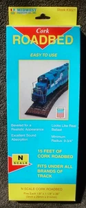 Midwest Products N Scale Cork Roadbed 15 Feet # 3021 NEW for Electric TRAINS - Picture 1 of 4