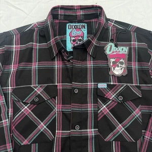 Dixxon Flannel Company "The Bowie" Herren 2XT Langarm kariert David Bowie pink - Bild 1 von 10