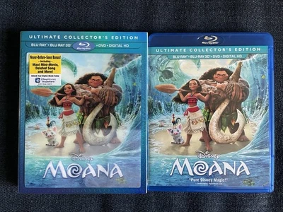 Moana 3D Blu-ray (Ultimate Collector’s Edition) • Lenticular Slipcover • Disney - Image 1 of 3
