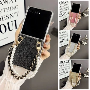 Bling Sparkly Luxus Hard Handyhülle mit Handschlaufe Für Samsung Galaxy Z Flip 7 - Bild 1 von 14