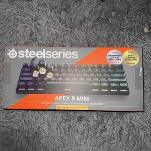 SteelSeries Apex 9 Mini Gaming Keyboard  Swappable Switches- BRAND NEW - Picture 1 of 7