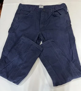 Tyndale FRMC  Blue Canvas  Flame Resistant Pants 15 CAL 2 CAT Mens Size 40x34 - Picture 1 of 7