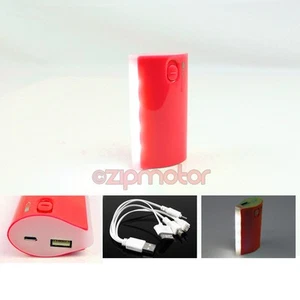 5200MAH POWER BATTERY CHARGER MICRO USB RED NOKIA LUMIA 1020 920 LG OPTIMUS G2 - Photo 1 sur 1
