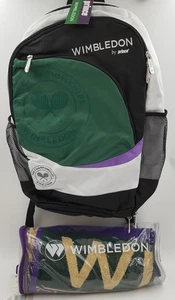 Prince Official Wimbledon Tennis Back Pack Bag with 2013 Christy Towel - Picture 1 of 8