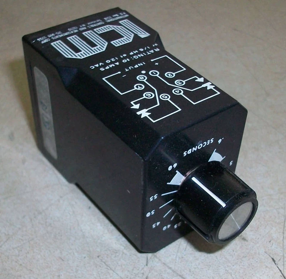 ICM  60 Second Timer B1139   10amp  1/6hp @ 120vac - Image 1 of 1