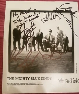 AUTOGRAPHED PHOTO OF THE MIGHTY BLUE KINGS - Picture 1 of 1