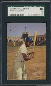 1960 Morrell Meats - John Roseboro - SGC 84/7 NM - Dodgers - Bild 1 von 2