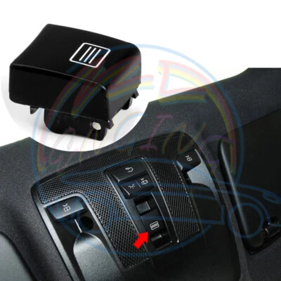 🆗 Black Roof Window Switch Button Cover Replace For Mercedes-Benz A B CLA GLA - Image 1 of 4