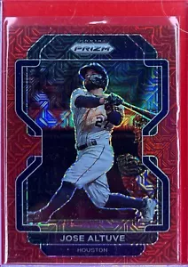 2022 Panini Prizm - Tier II Red Prizm #176 Jose Altuve /149 - Picture 1 of 4