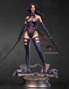 Psylocke Statue 3D-Druck unbemalt/unmontiert - Bild 1 von 5