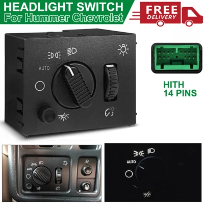 Headlight Headlamp Dimmer Switch For 2003-2007 Chevy Silverado GMC Sierra Yukon - Image 1 of 4