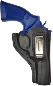 IWB 14 Leather Revolver Holster fits COLT Cobra 4 inch barrel black VlaMiTex - Picture 1 of 5