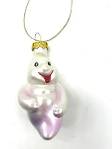 Collectible Halloween Decoration 3” Glass Blown Ghost Ornament - Picture 1 of 5