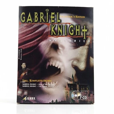 PC Spiel : Gabriel Knight Collectors Edition - Computer CD-ROM Big Box OVP PAL - Bild 1 von 4