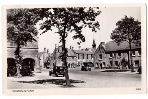RPPC POSTAL MORETON-IN-MARSH UK STREET VIEW AUTOS DE COLECCIÓN 110520 P - Imagen 1 de 2
