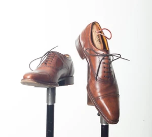 Zapatos HEYRAUD Marrón Brogue Cuero Vestido y Formal EU40 - Imagen 1 de 5