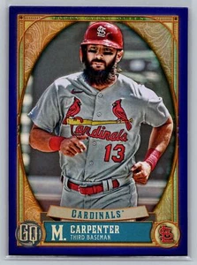 Topps Gypsy Queen 2021 #233 Matt Carpenter Indigo #/250 Cardenales de San Luis - Imagen 1 de 2