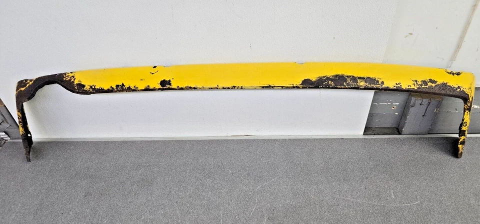 USED ORIGINAL GENUINE PORSCHE 914 REAR BUMPER STEEL LOWER VALANCE #3 - Image 1 of 4