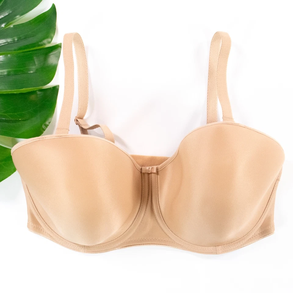 Sujetador Fantasie Talla 30G Con Aros Alisado Sin Tirantes Moldeado Beige 4530 Usado en Excelente Condición Foto 1 de 4