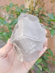 517g Natural Gemstone Gray Fluorite Specimen Translucent With Backlit White Glow - Picture 1 of 10