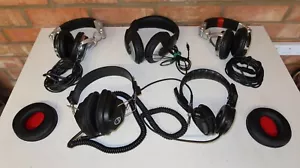 5 pares de auriculares vintage/retro Inc Realistic Pro V - 4 funcionando y 1 defectuoso - Imagen 1 de 24