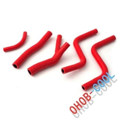 Manguera de radiador de refrigerante de silicona roja para Honda CR250 CR250R CR 250R 1985 1986 1987 Foto 1 de 4
