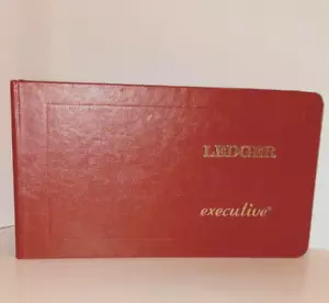 Vintage Ledger Binder/Book~Stuart Hall Co Inc, No. 1400, Out Fit - Picture 1 of 10