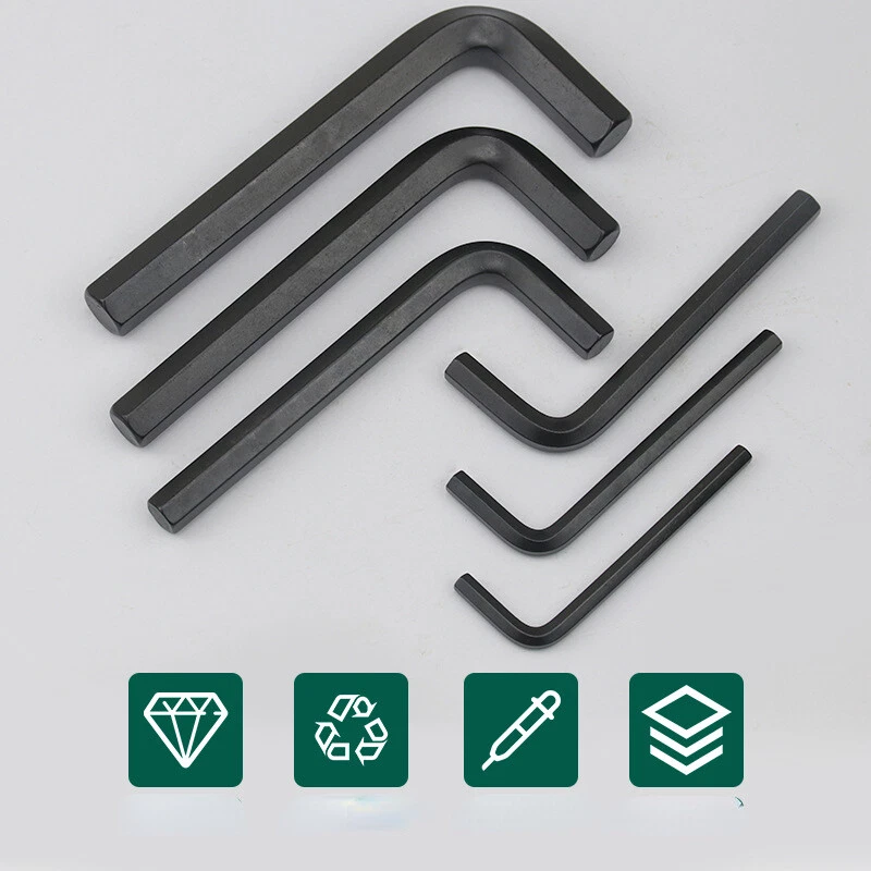 1.5-27mm Black Allen Hex Key Hexagonal Keys METRIC REGULAR Allen Key Hex Key - Image 1 of 4