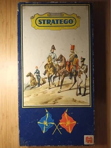 Original Stratego blau Türme vintage Brettspiel für 2 Spieler große Ausführung - Bild 1 von 4