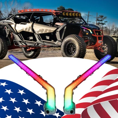 LED Front Signature RGB Turn Signal Light For 2017-2023 Can Am Maverick X3 / Max - Image 1 of 4