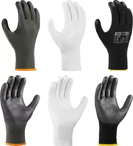 Gants De Travail PU Gants De Montage En Nylon Gants De Mécanicien Texxor - Photo 1/16
