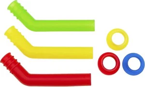 6pc RC Exhaust Extension Tube Silicone Pipe Tubing for HSP 1/8 1/10 RC Nitro Car - Picture 1 of 5