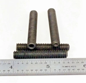 SET SCREW 1/4-20 X 1-1/2" CUP POINT BLACK OXIDE ALLOY STEEL  - 10 pcs - Picture 1 of 1