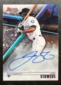 2018 Bowman's Best Best of '18 Autograph Josh Stowers - Picture 1 of 2