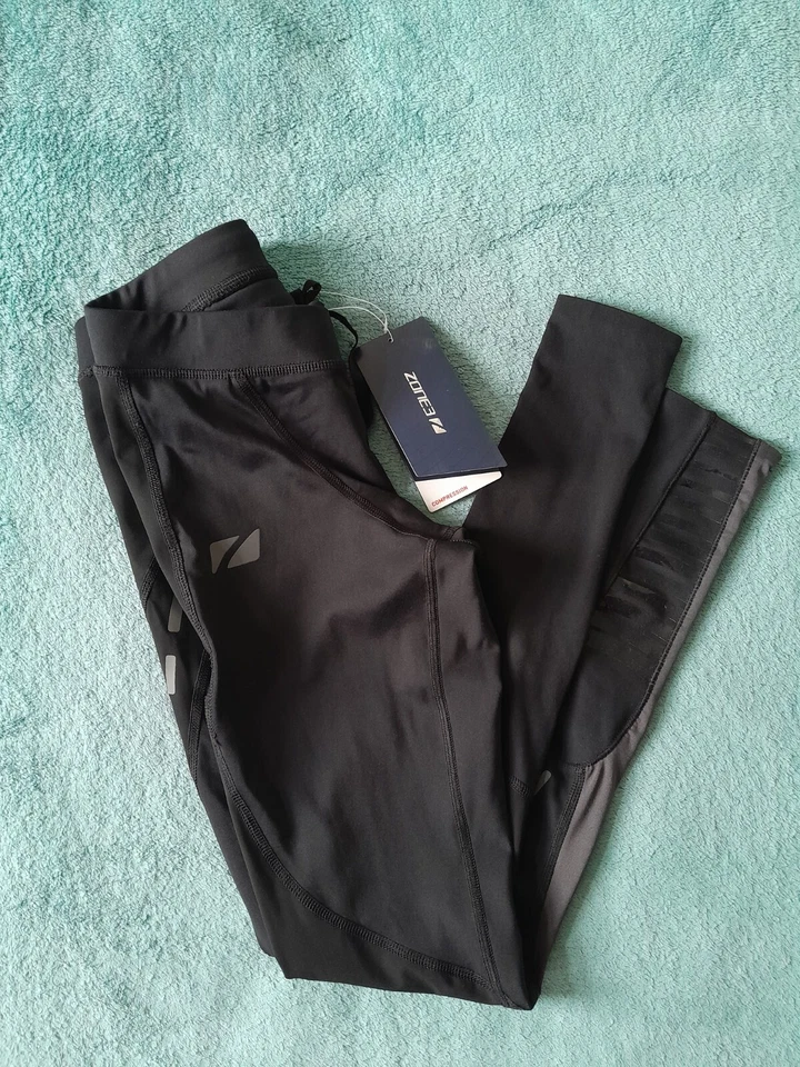 Zone 3 Men's Rx3 Compression Black Grey Tights For Running Cycling Size XXS - Image 1 of 4