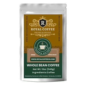 Royal Ethiopia Natural Single Origin Freshly Roasted Coffee, (Ethiopia Natural) - Picture 1 of 10