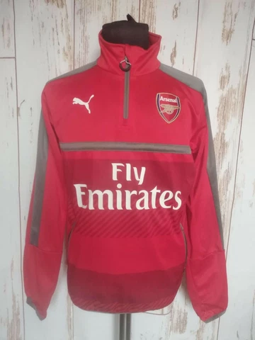 FC Arsenal Puma Training Sweatshirt 2016/17 Football Shirt Jacket Soccer Sz M Cover