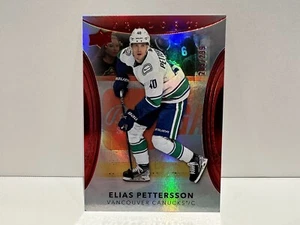 Elias Pettersson 2022-23 Upper Deck Trilogy Hockey Red /299 Vancouver Canucks! - Picture 1 of 11