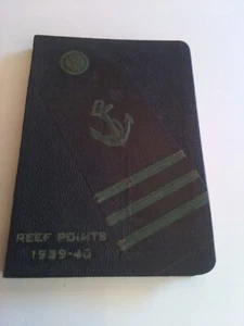 1939-40 REEF POINTS U.S. NAVAL ACADEMY ANNUAL HANDBOOK ANNAPOLIS MD 5x3.5 inchs - Picture 1 of 8