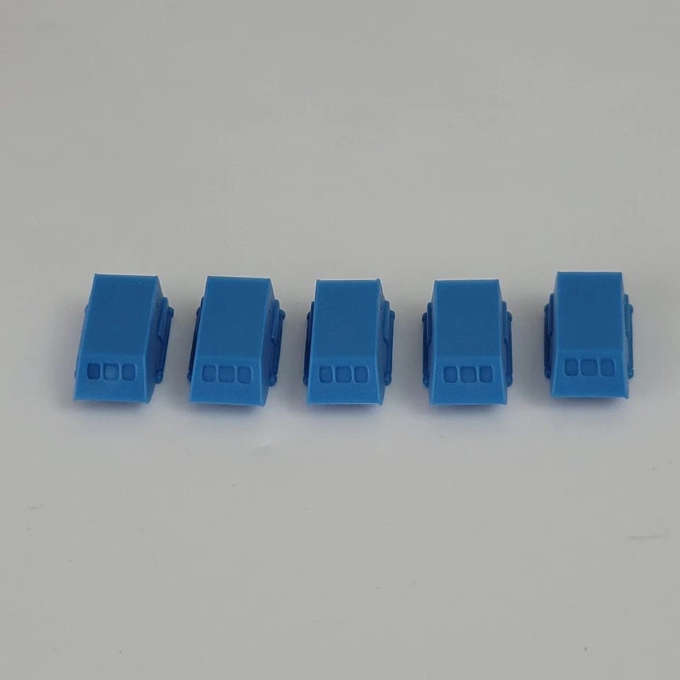 5 piezas de repuesto para juego de mesa Hasbro 2016 Star Trek Risk, lanzaderas azules Foto 1 de 3