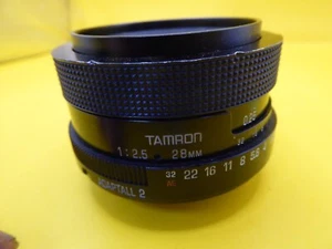 Tamron 28mm F2.5 (02B) Adaptall 2 BBAR COATING Adaptable To Digital tested - Picture 1 of 10