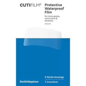 CUTIFILM Protective Waterproof Film 7.2cm x 5cm 5 Dressings - Picture 1 of 1