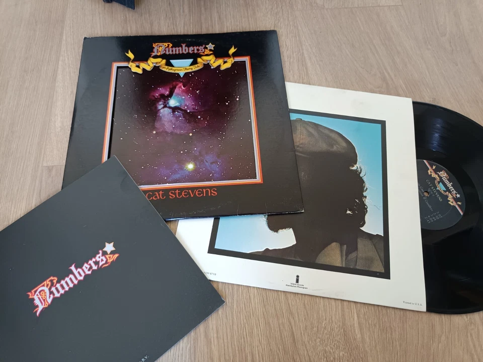 LP Album 33RPM - ECat Stevens – Numbers EX/NM US 1975 Pop Rock Complete - Image 1 of 1