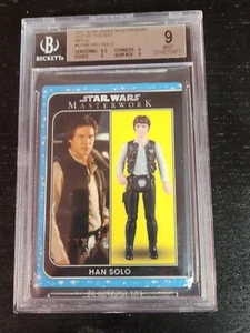 Beckett Graded HAN SOLO METAL 1/5 Star Wars Masterwork MINT 9 Out Of Box OTB-6M - Picture 1 of 5