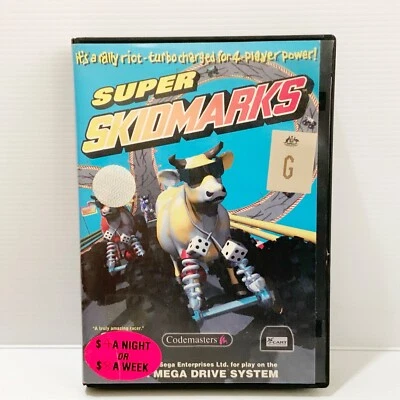 Super Skidmarks + Box - Sega Mega Drive - Tested & Working - Free Postage - Image 1 of 4