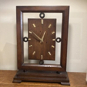 Mission Style Shelf Clock, Probably Hand Crafted. - Picture 1 of 8