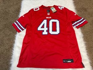 Buffalo Bills Von Miller Red White Blue Men's Size XL Football Jersey - Picture 1 of 6