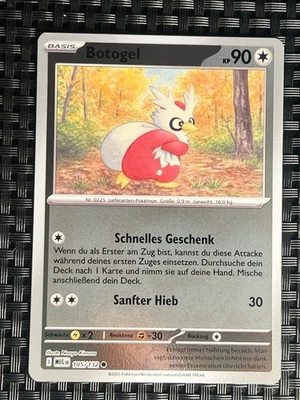 Pokemon Botogel 105/132 Mega Entwicklung Reverse Holo Common DE NM-Mint - Bild 1 von 4