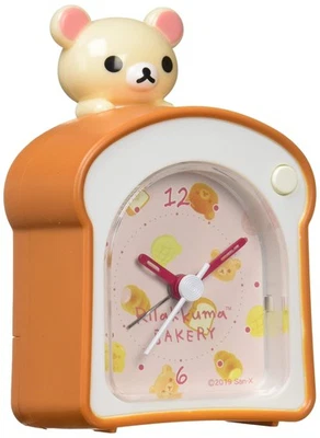 Clock Ko Rilakkuma Alarm Clock Analog CQ160A - Image 1 of 2